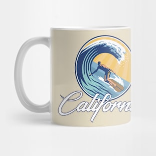 Surfing in California Mug